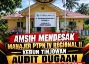 AMSIH Soroti Dugaan Pungutan Premi Pemanen Rp17,479.000 di PTPN IV Kebun Tinjowan